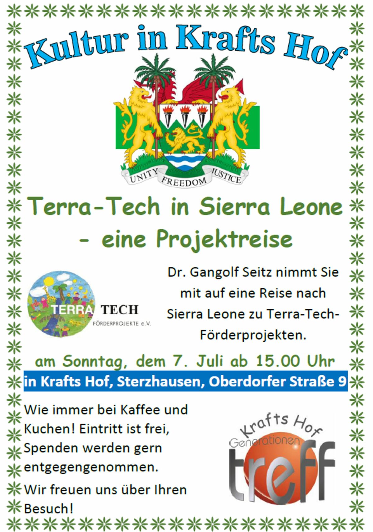 Vortrag: Terra-Tech in Sierra Leone – eine Projektreise