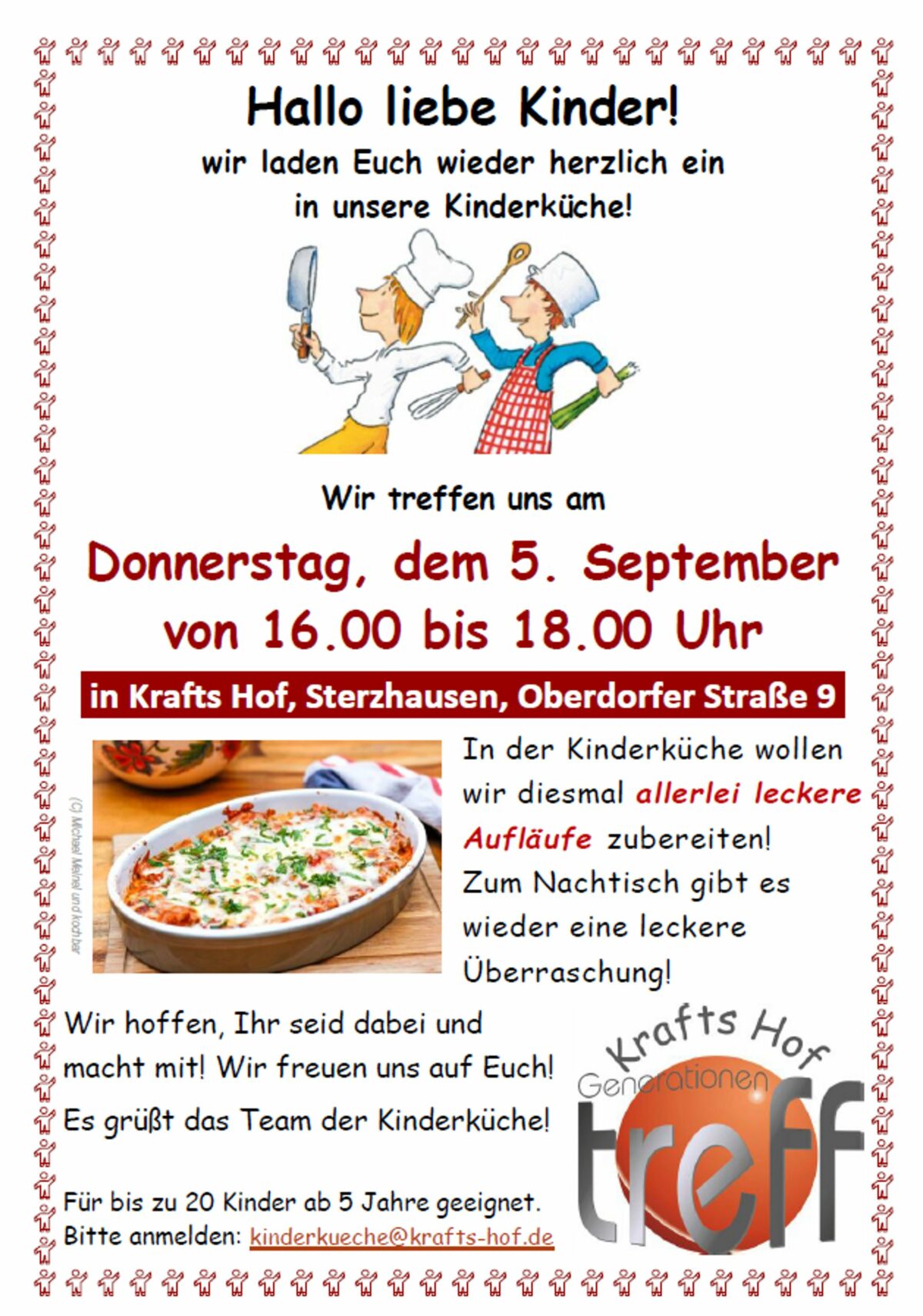 Kinderküche im September